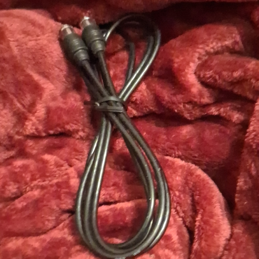 Black Audio Cable for VR/AR Accessories
